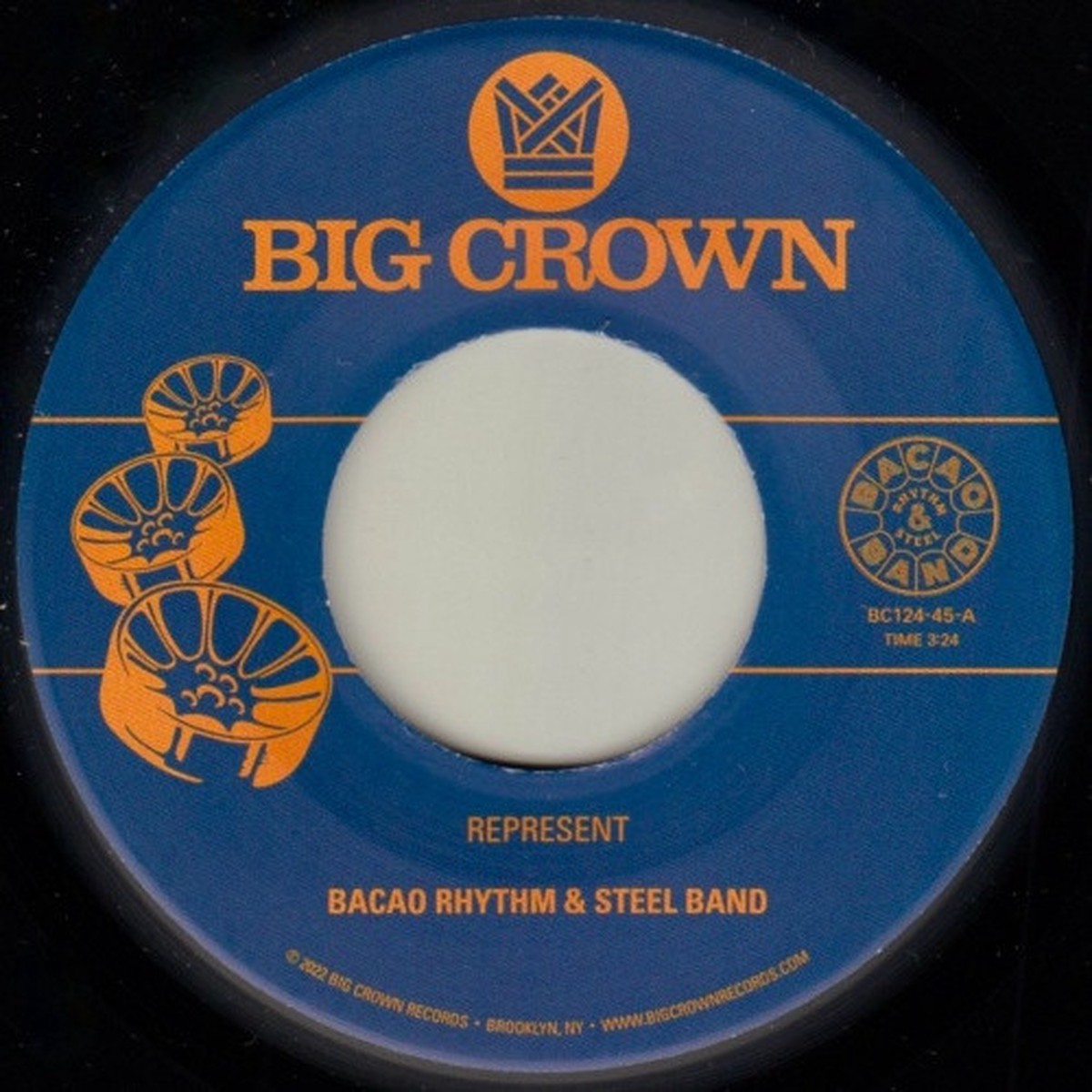 Bacao Rhythm & Steel Band – Represent / Juicy Fruit – 7″ Vinyl