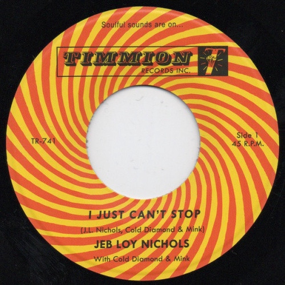 Jeb Loy Nichols / Cold Diamond & Mink – I Just Can’t Stop – 7″ Vinyl