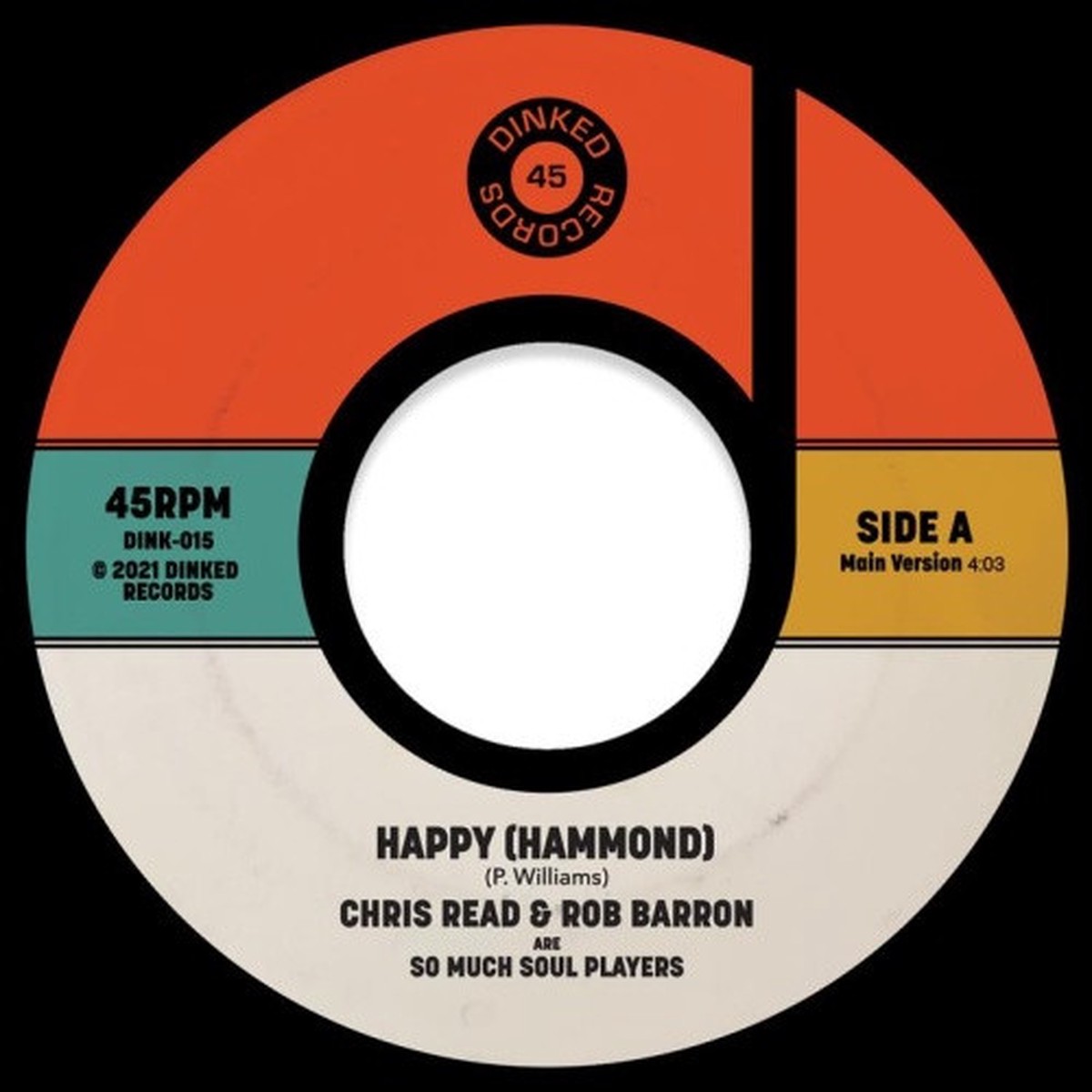 So Much Soul Players – Happy (Hammond) – 7″ Vinyl