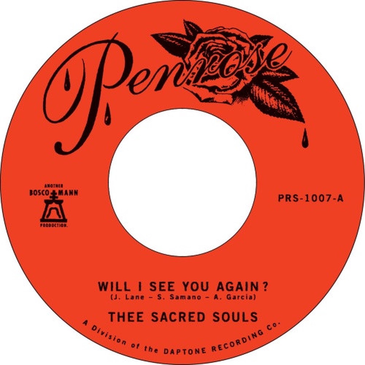 Thee Sacred Souls – Will I See You Again? / It’s Our Love – 7″ Vinyl