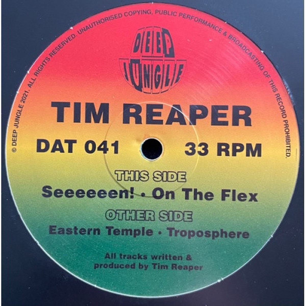 Tim Reaper – Eastern Temple – 12″ Vinyl