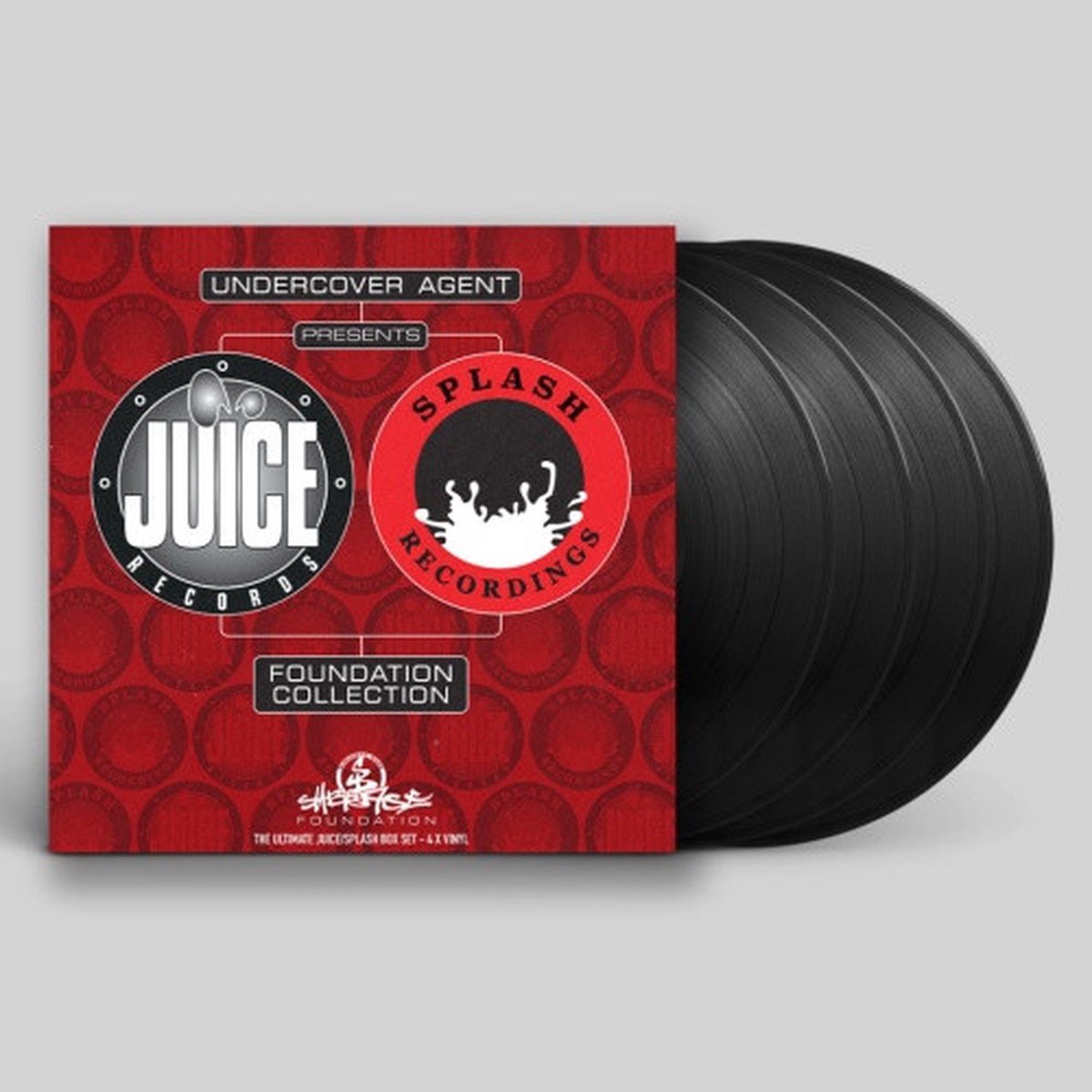 Undercover Agent – Juice Records & Splash Records – Foundation Collection – 4x LP Vinyl Box Set