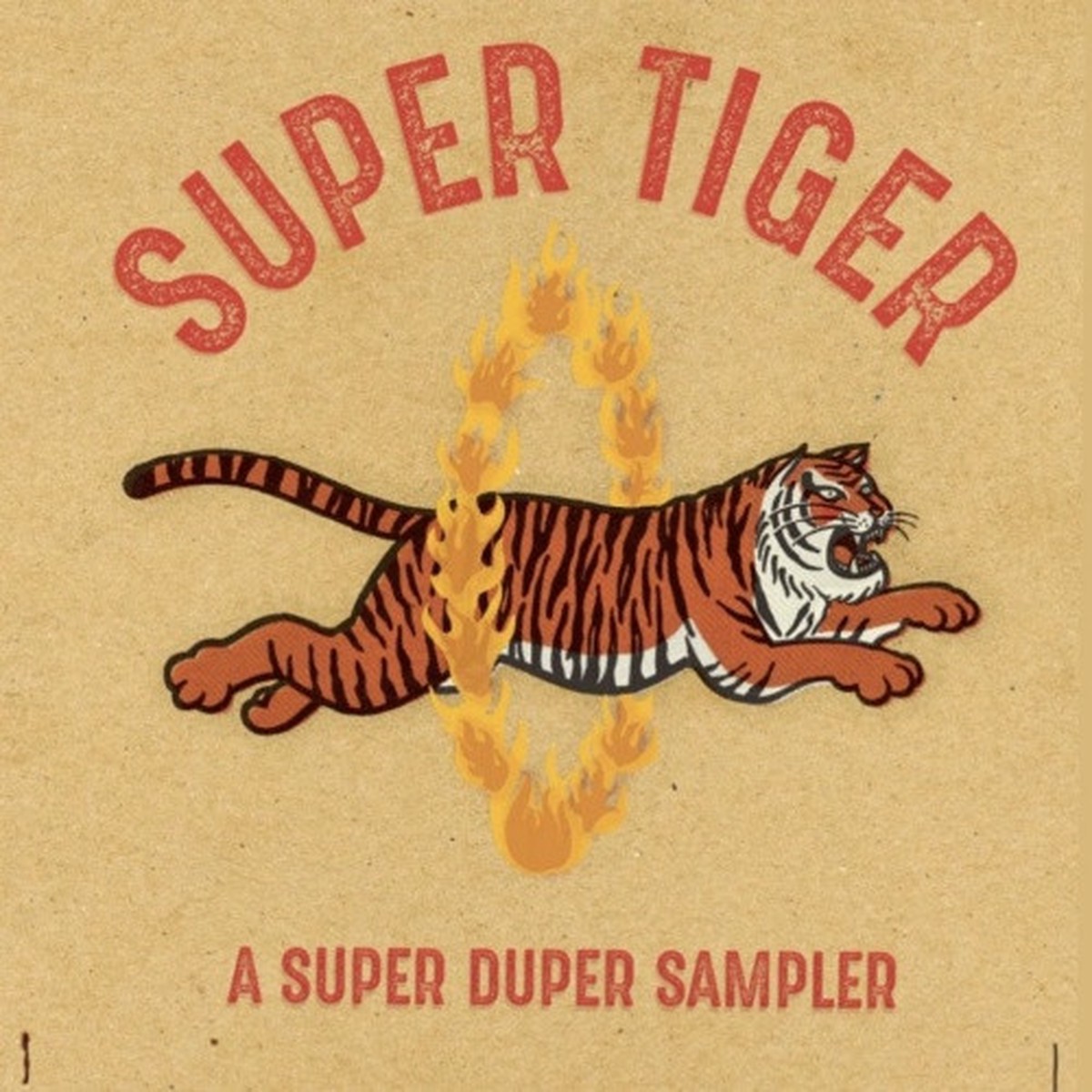 Various Artists – Super Tiger – A Super Duper Sampler – LP Colored Vinyl
