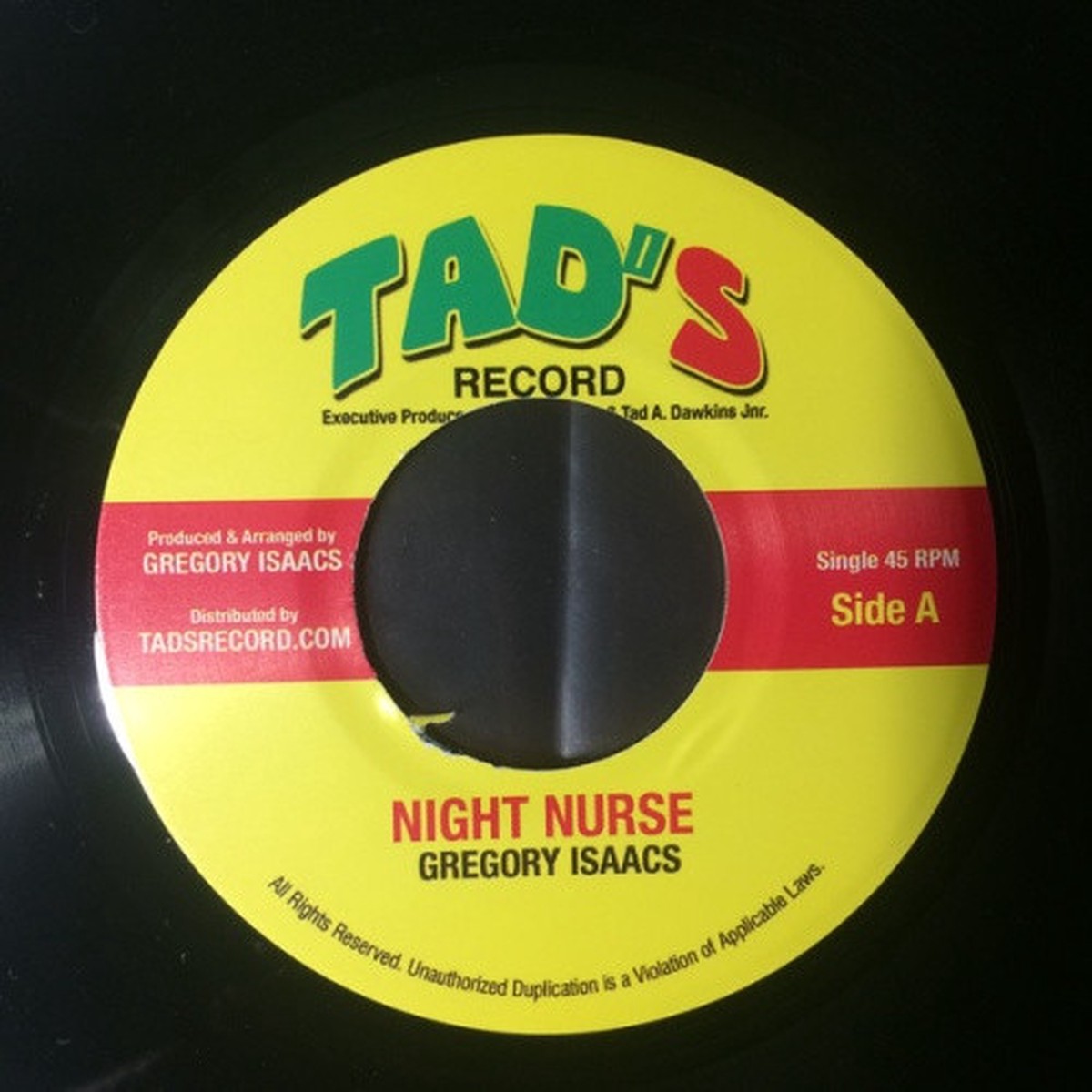 Gregory Isaacs – Night Nurse / Dub – 7″ Vinyl