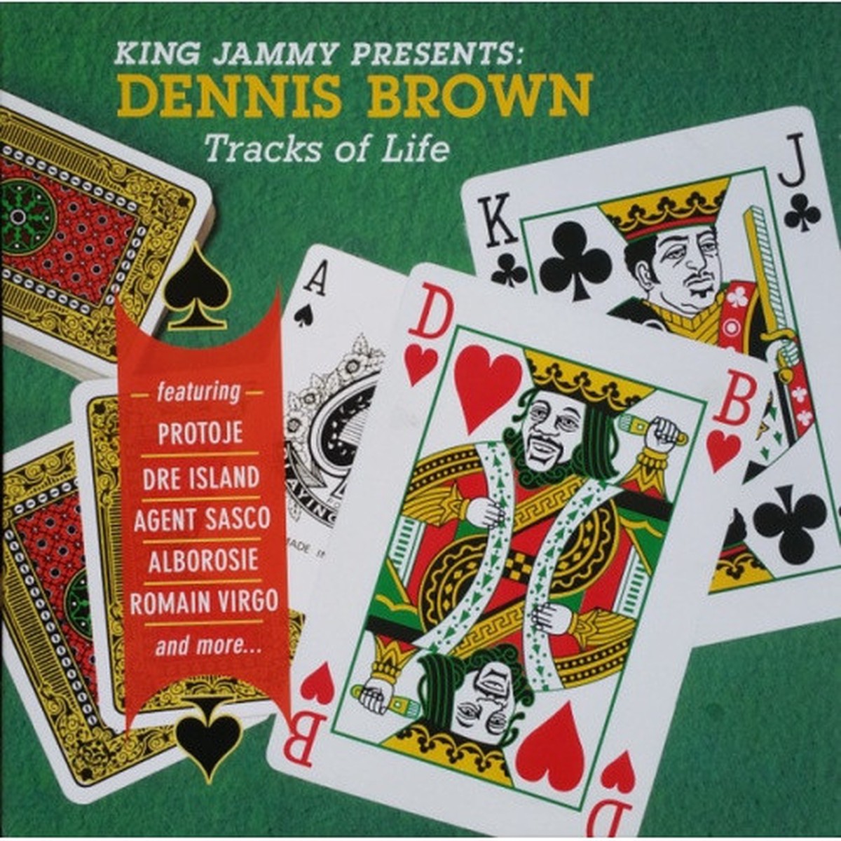 King Jammy Presents Dennis Brown – Tracks Of Life – LP Vinyl+7″
