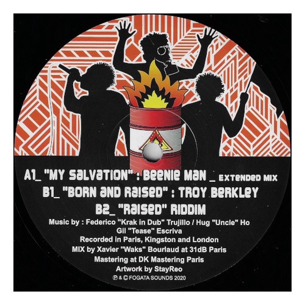 Krak In Dub – Raised Riddim Pt. 1 – 10″ Vinyl