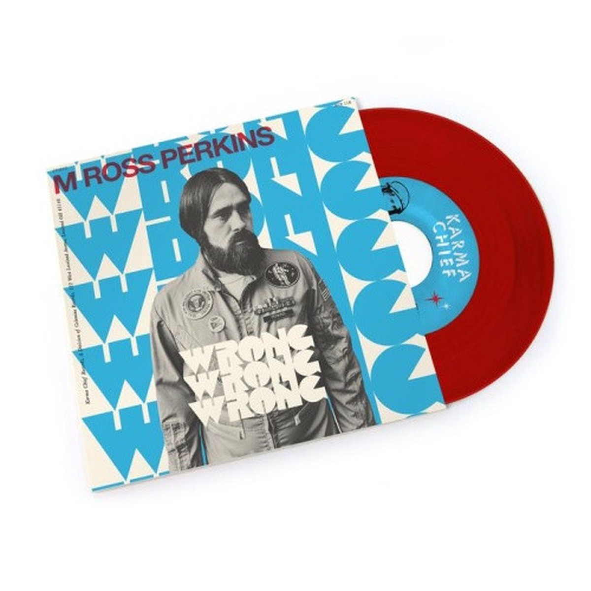 M Ross Perkins – Wrong Wrong Wrong – 7″ Colored Vinyl