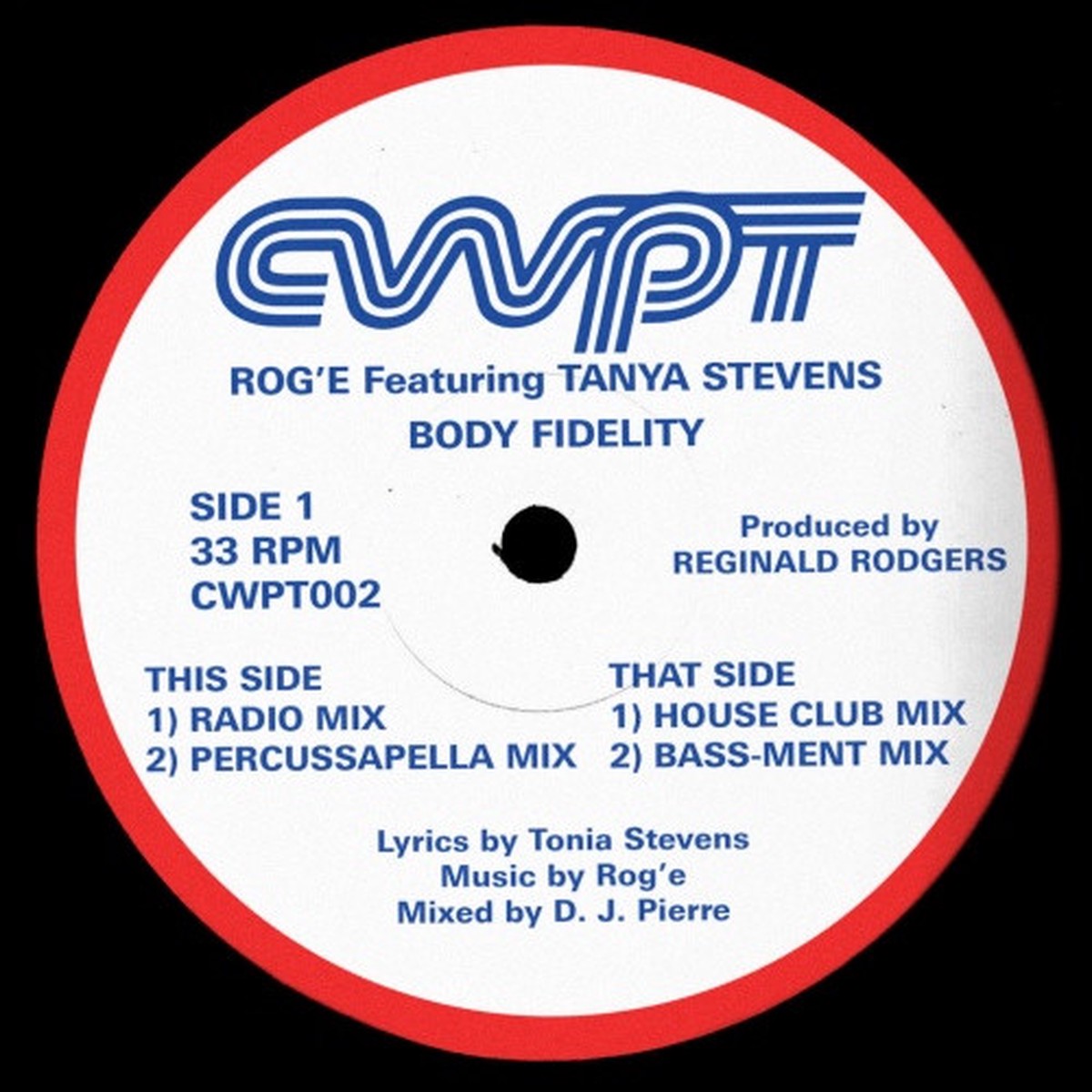 Rog’e / Tanya Stevens – Body Fidelity – 12″ Vinyl