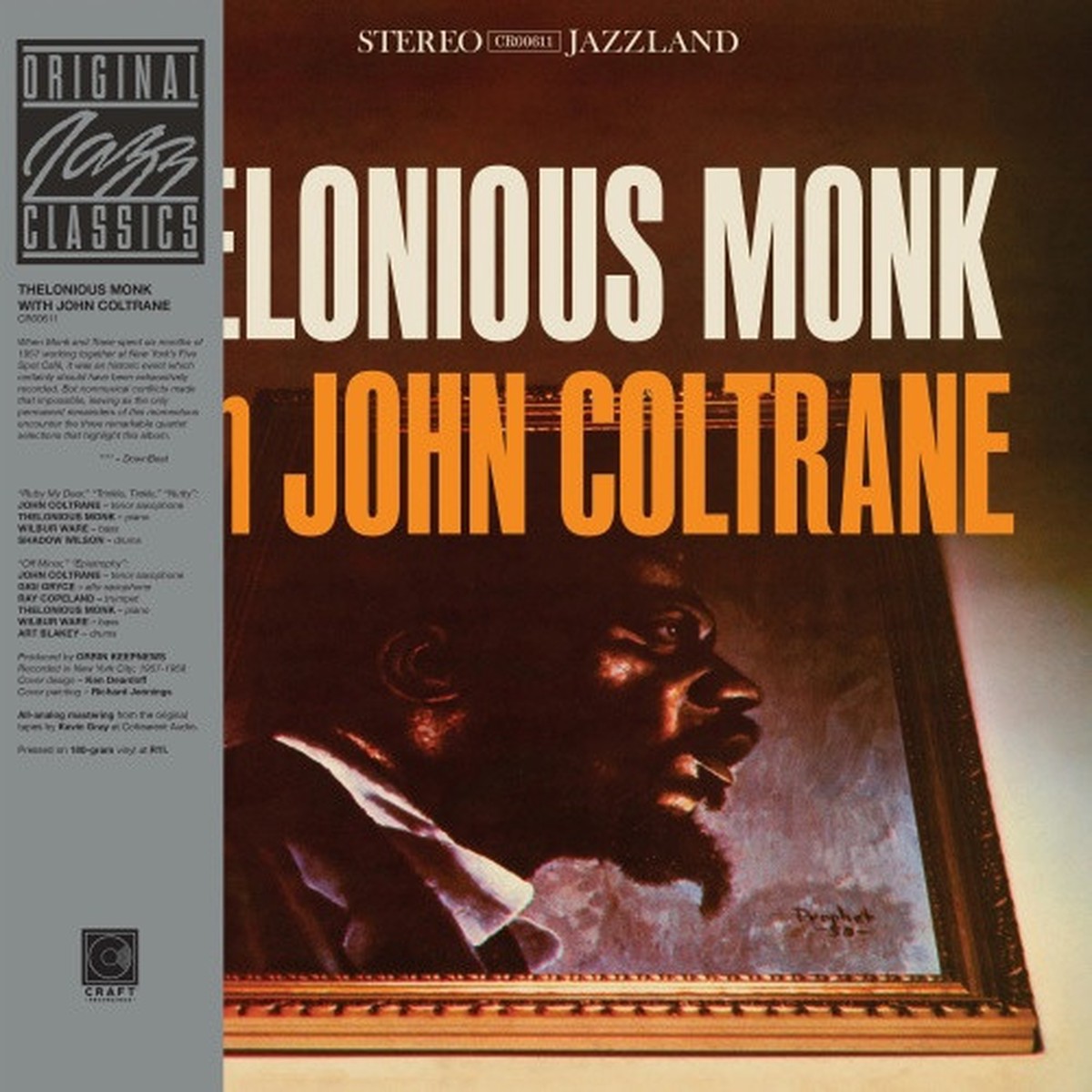 Thelonious Monk – With John Coltrane – LP Vinyl