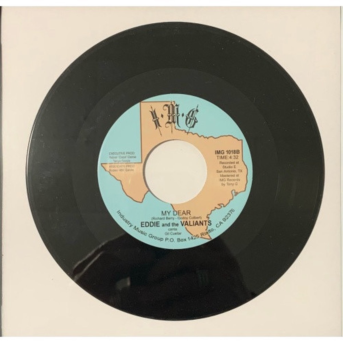 Eddie & The Valiants – Please Come Home / My Dear – 7″ Vinyl