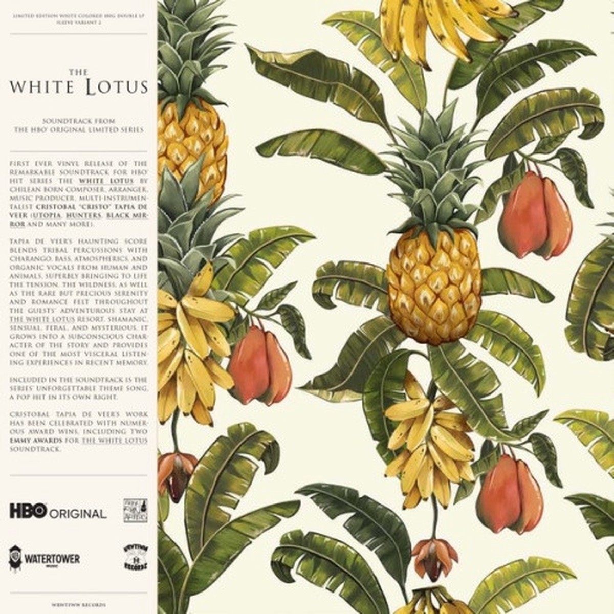 Juan Cristobal Tapia De Veer – The White Lotus (Soundtrack) (Cover Variant 2) – 2x LP White Vinyl