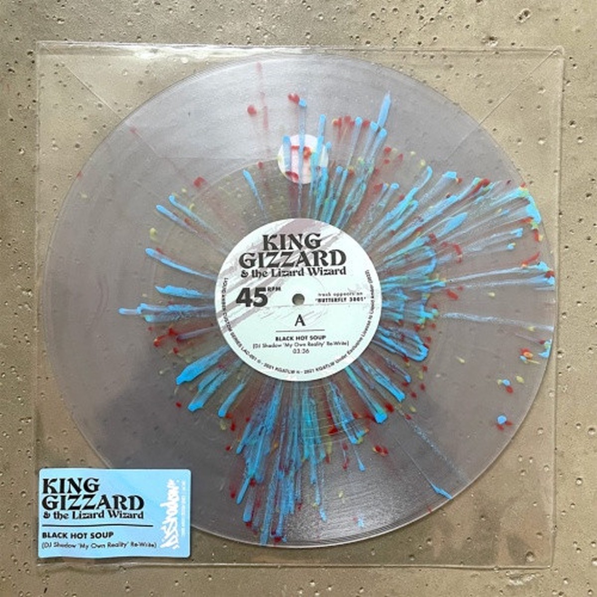 King Gizzard & The Lizard Wizard – Black Hot Soup (DJ Shadow Re-Write) – 12″ Colored Vinyl