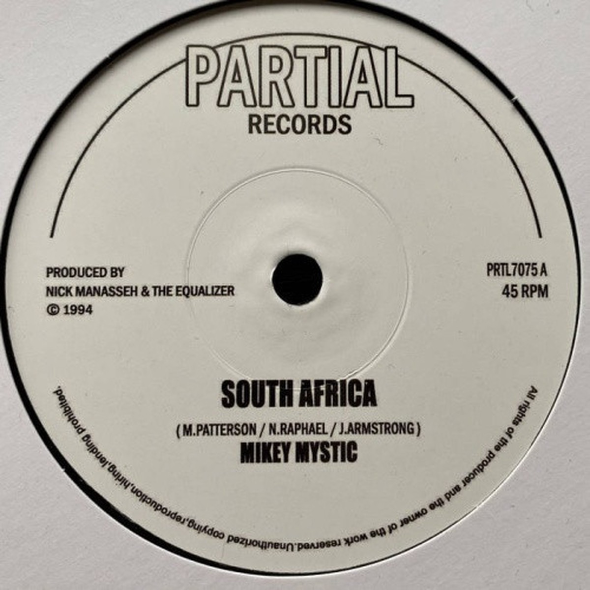 Mikey Mystic – South Africa – 7″ Vinyl