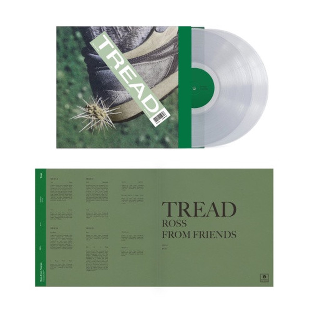 Ross From Friends – Tread – 2x LP Clear Vinyl