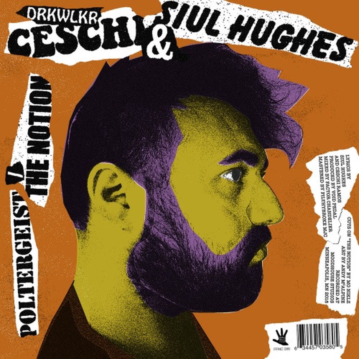 Ceschi & Siul Hughes – Poltergeist / The Notion – 7″ Vinyl