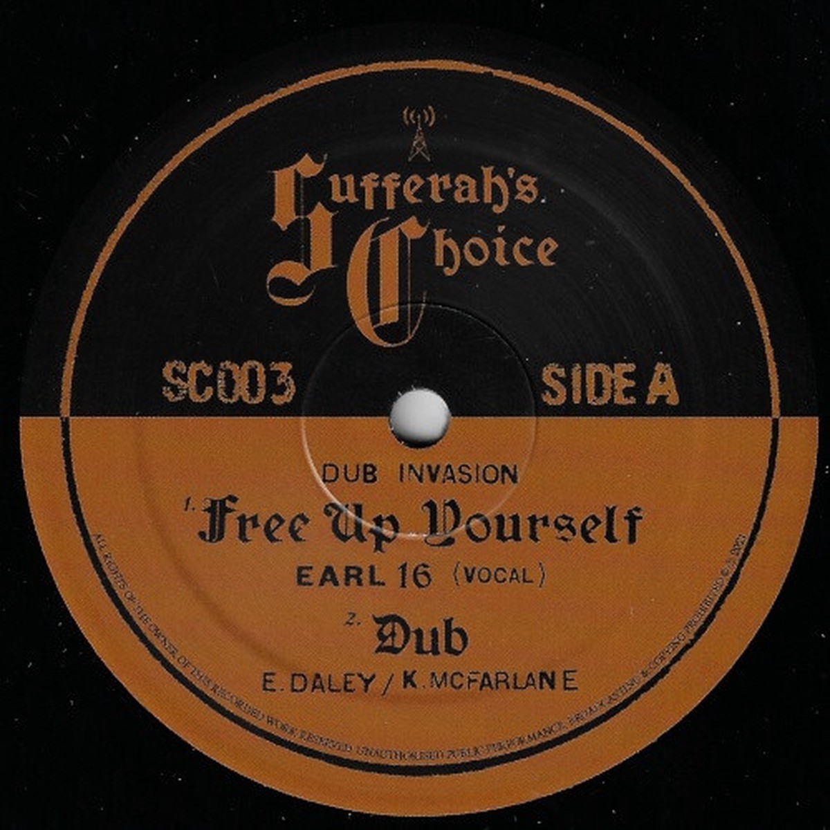 Dub Invasion / Earl Sixteen – Free Up Yourself – 12″ Vinyl