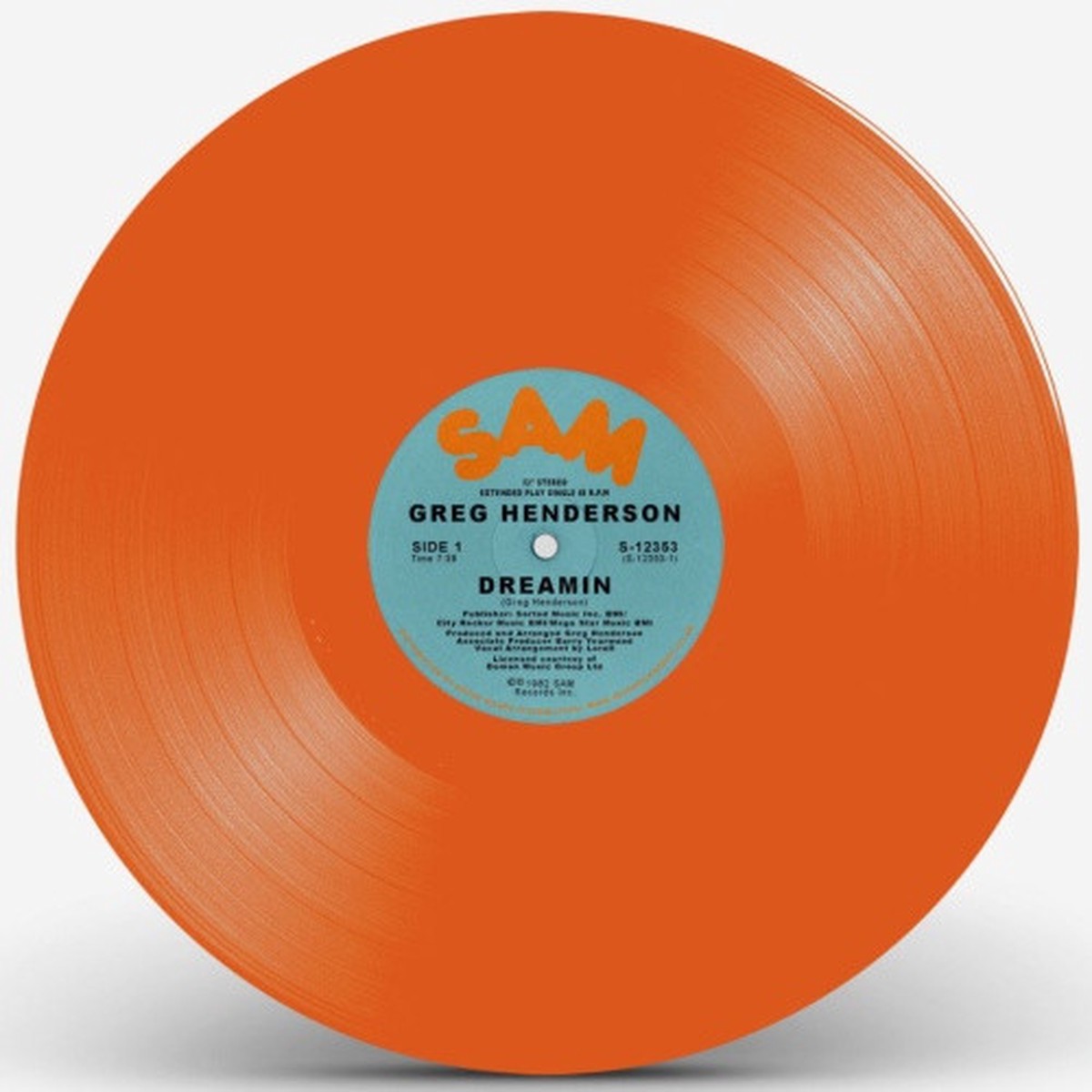 Greg Henderson – Dreamin – 12″ Colored Vinyl
