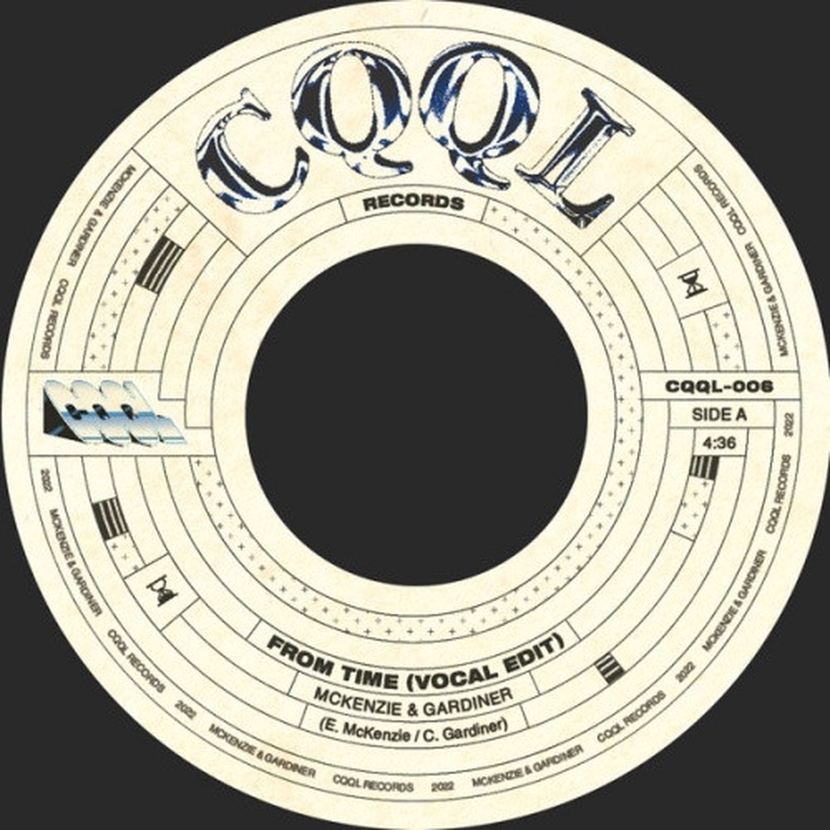 McKenzie & Gardiner – From Time – 7″ Vinyl