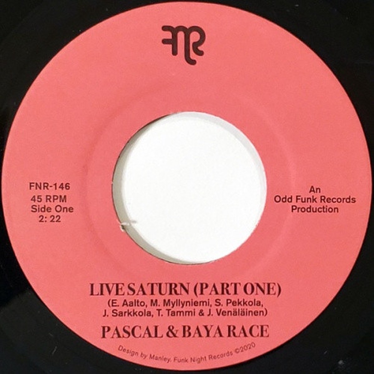 Pascal & Baya Race – Live Saturn – 7″ Vinyl