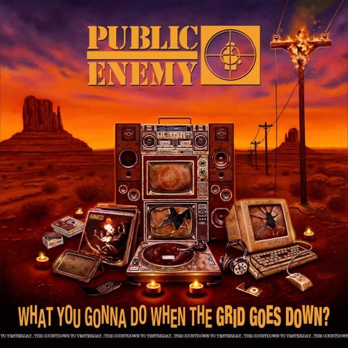Public Enemy – What You Gonna Do When The Grid Goes Down? – LP Vinyl