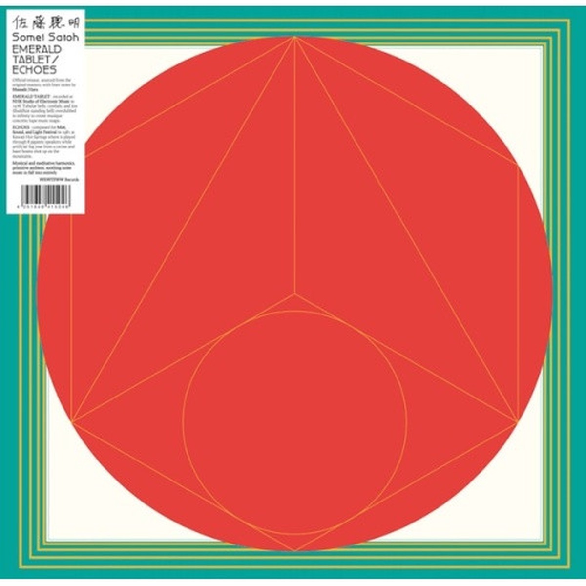 Somei Satoh – Emerald Tablet / Echoes – LP Vinyl