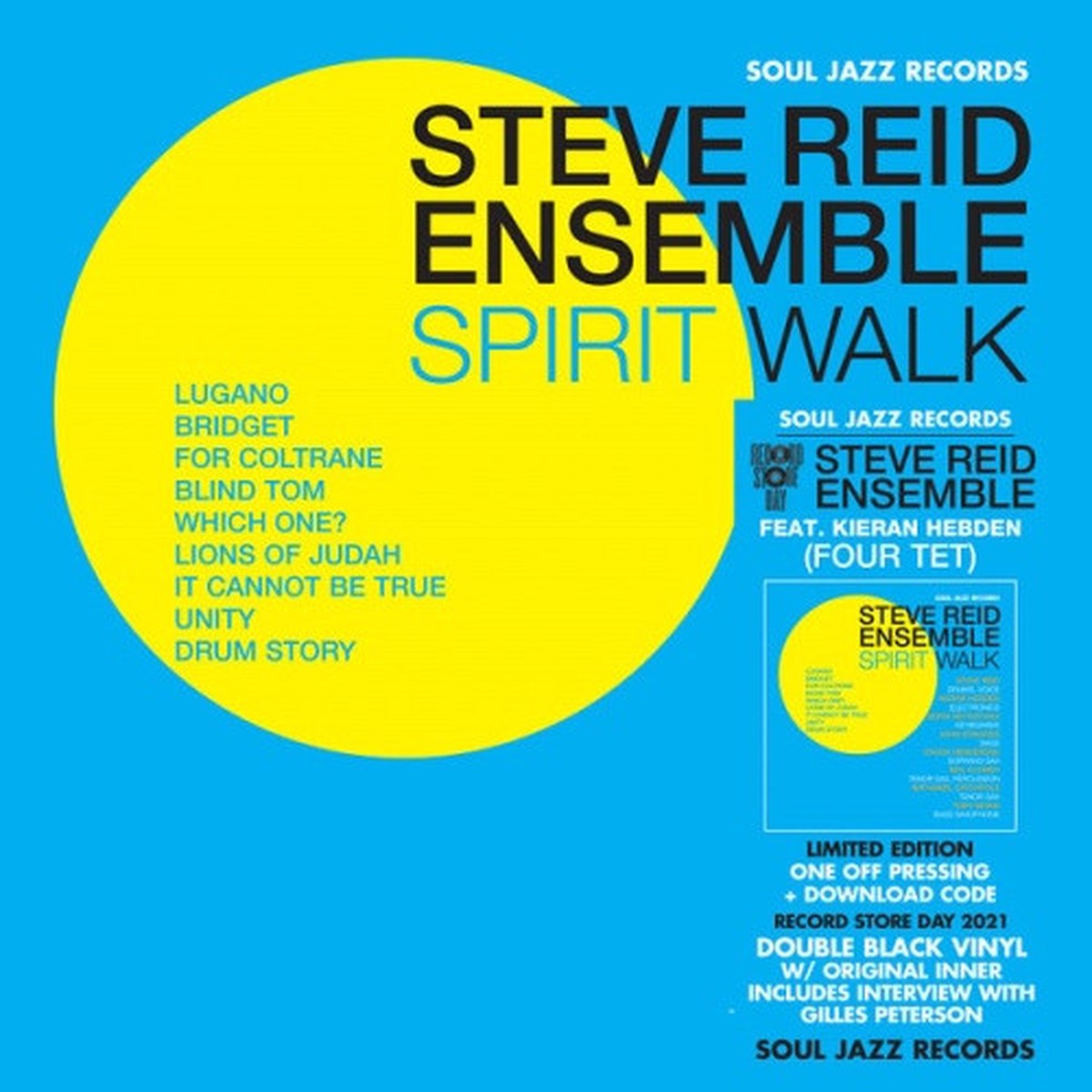 Steve Reid Ensemble – Spirit Walk RSD – 2x LP Vinyl