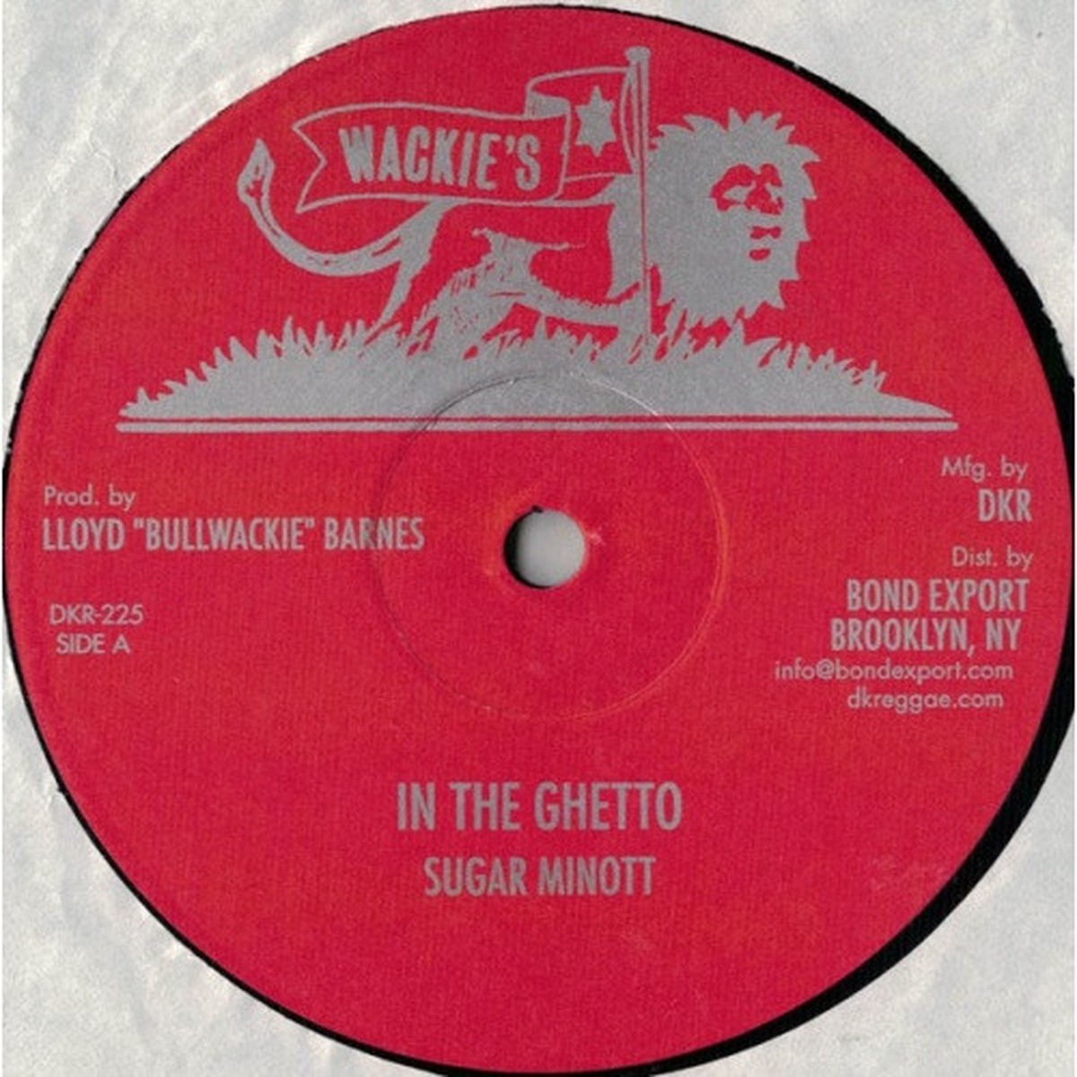 Sugar Minott / Calabash – In The Ghetto / Zion Land – 12″ Vinyl