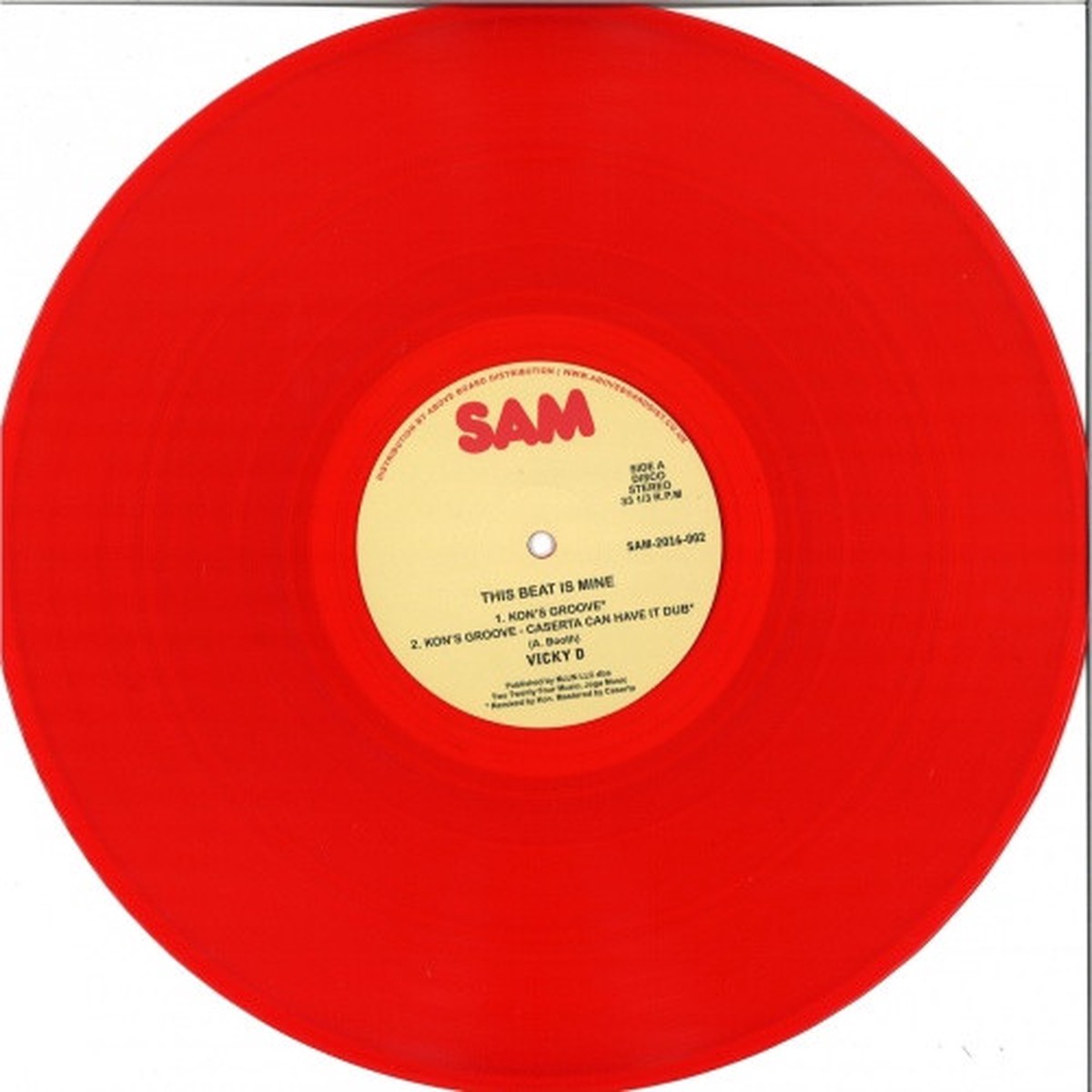 Vicky D – This Beat Is Mine (Kon’s Groove) – 12″ Colored Vinyl