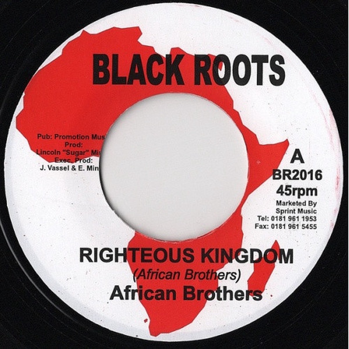 African Brothers – Righteous Kingdom – 7″ Vinyl