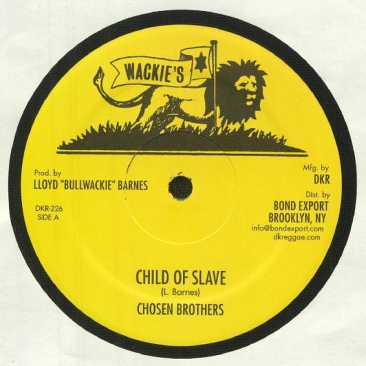 Chosen Brothers – Child Of Slave – 12″ Vinyl
