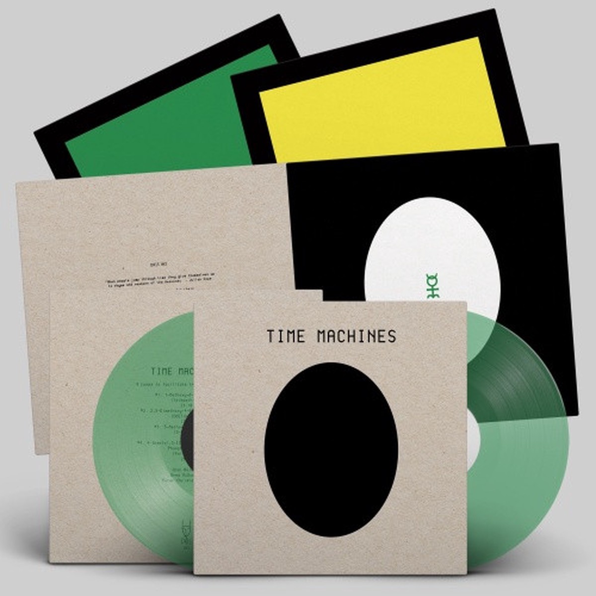 Coil – Time Machines – 2x LP Clear Green Vinyl
