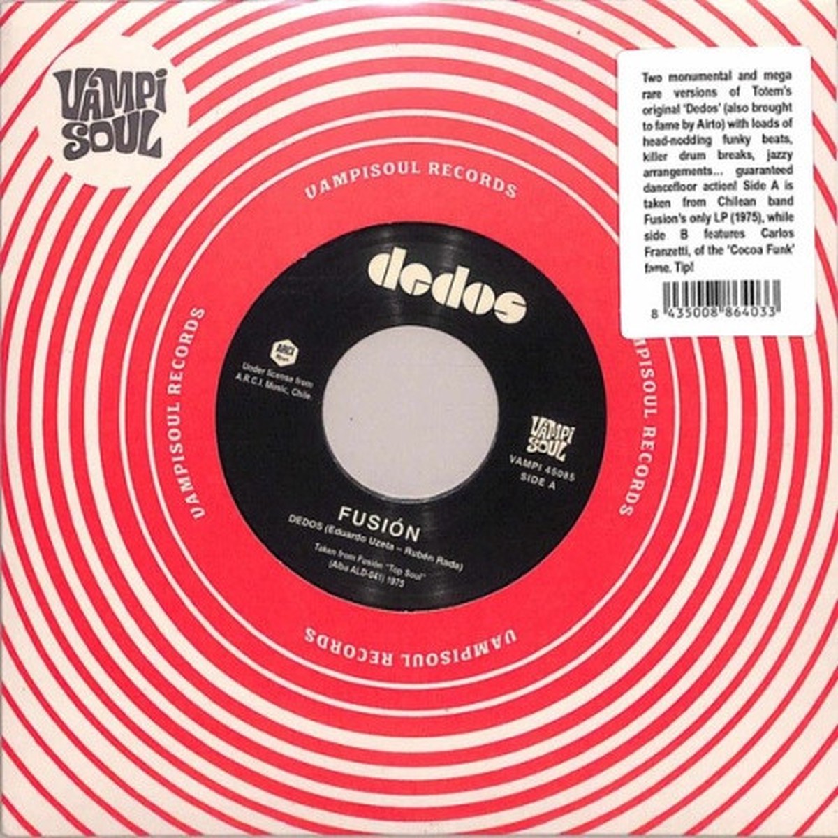 Fusion / Carlos Franzetti – Dedos – 7″ Vinyl