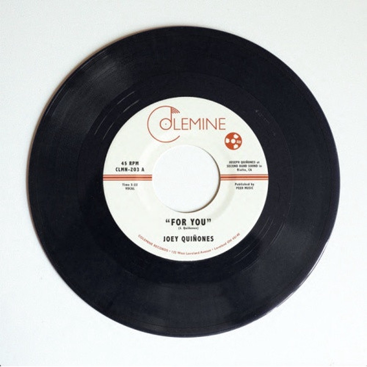 Joey Quinones – For You – 7″ Vinyl