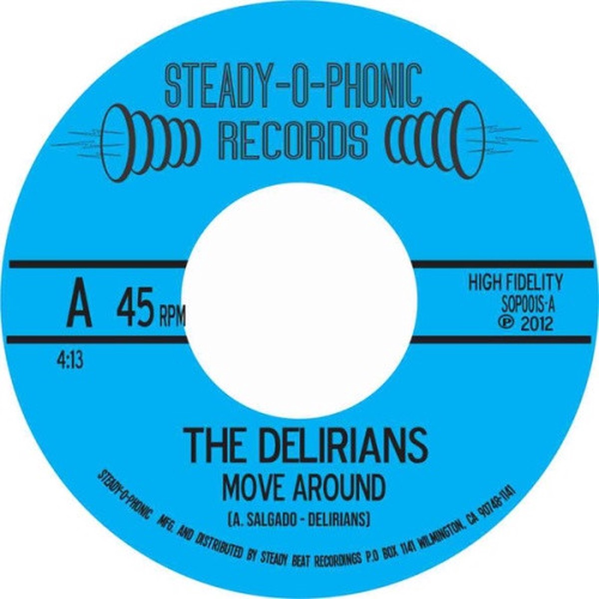 The Delirians – Move Around – 7″ Vinyl