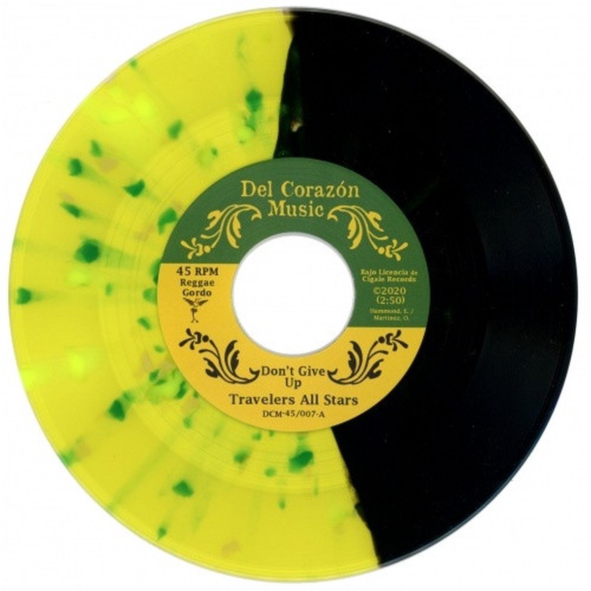 Travelers All Stars – Don’t Give Up / Sabata – 7″ Yellow/Black Vinyl