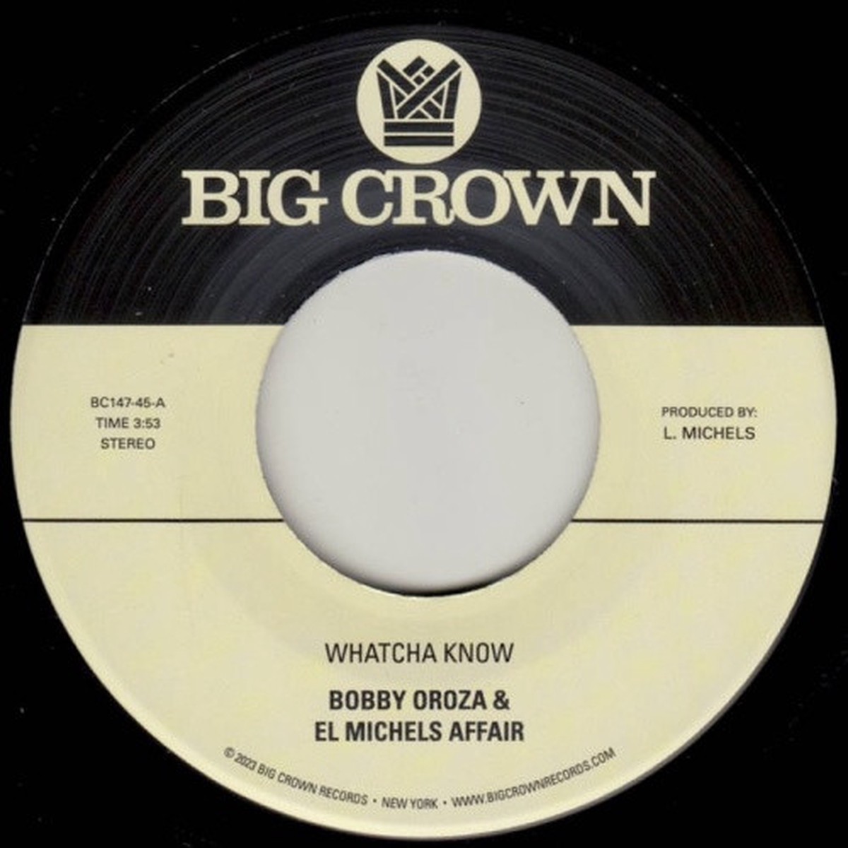 Bobby Oroza & El Michels Affair – Whatcha Know / Losing It – 7″ Vinyl