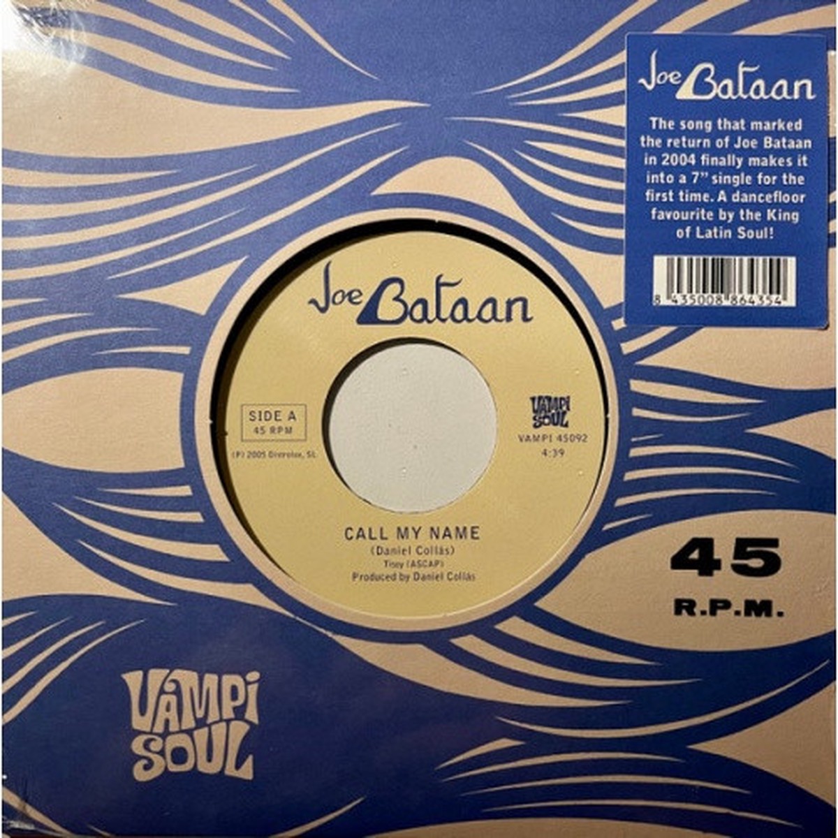 Joe Bataan – Call My Name – 7″ Vinyl