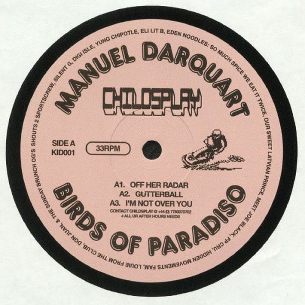 Manuel Darquart – Birds Of Paradiso – 12″ Vinyl