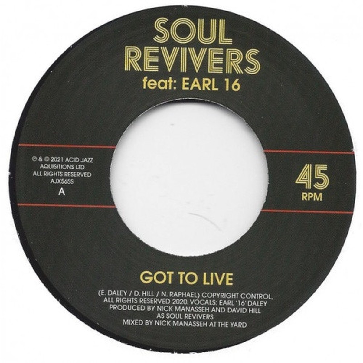 Soul Revivers – Got To Live – 7″ Vinyl