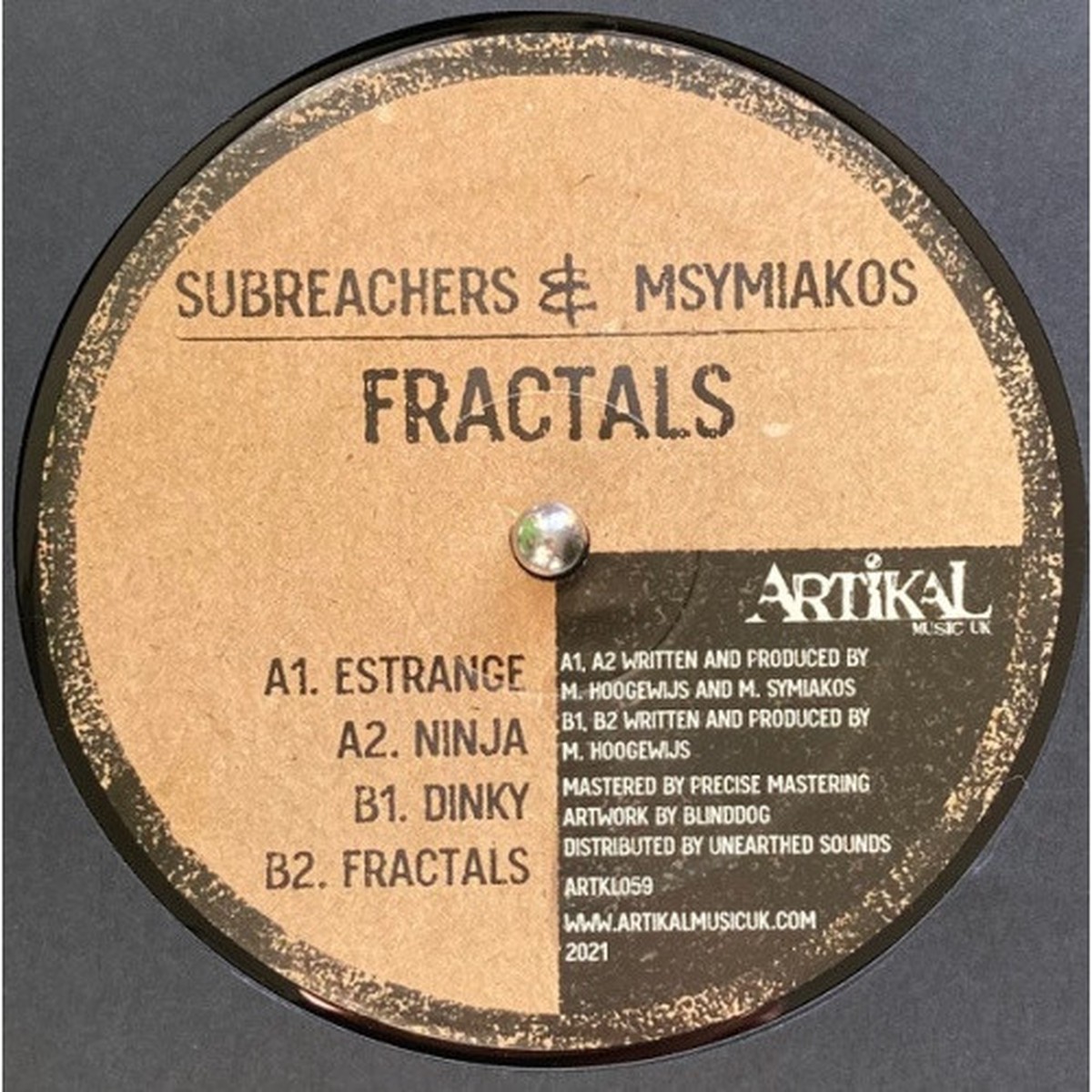 Subreachers & Msymiakos – Fractals – 12″ Vinyl