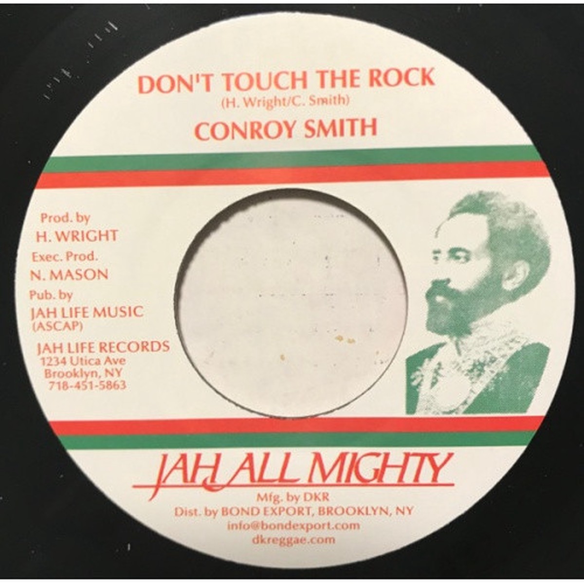 Conroy Smith – Don’t Touch The Rock – 7″ Vinyl