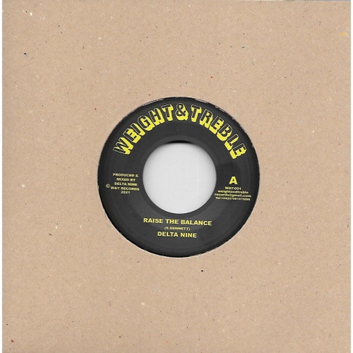 Delta Nine – Raise The Balance – 7″ Vinyl