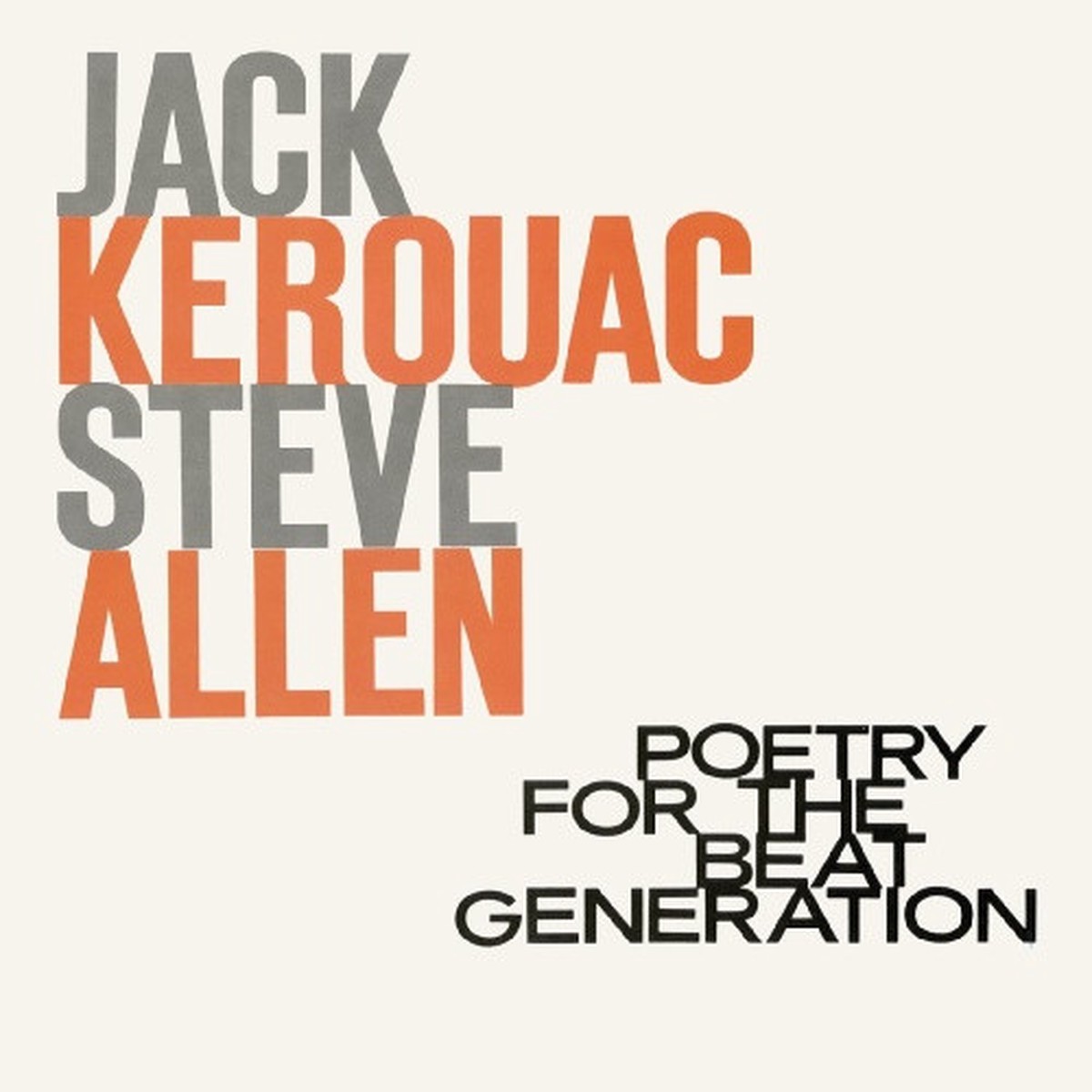 Jack Kerouac & Steve Allen – Poetry For The Beat Generation – LP Colored Vinyl