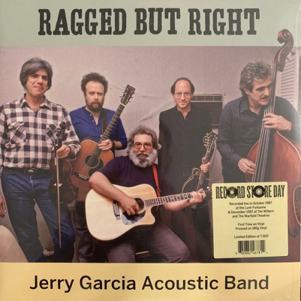 Jerry Garcia Acoustic Band – Ragged But Right RSD – 2x LP Vinyl