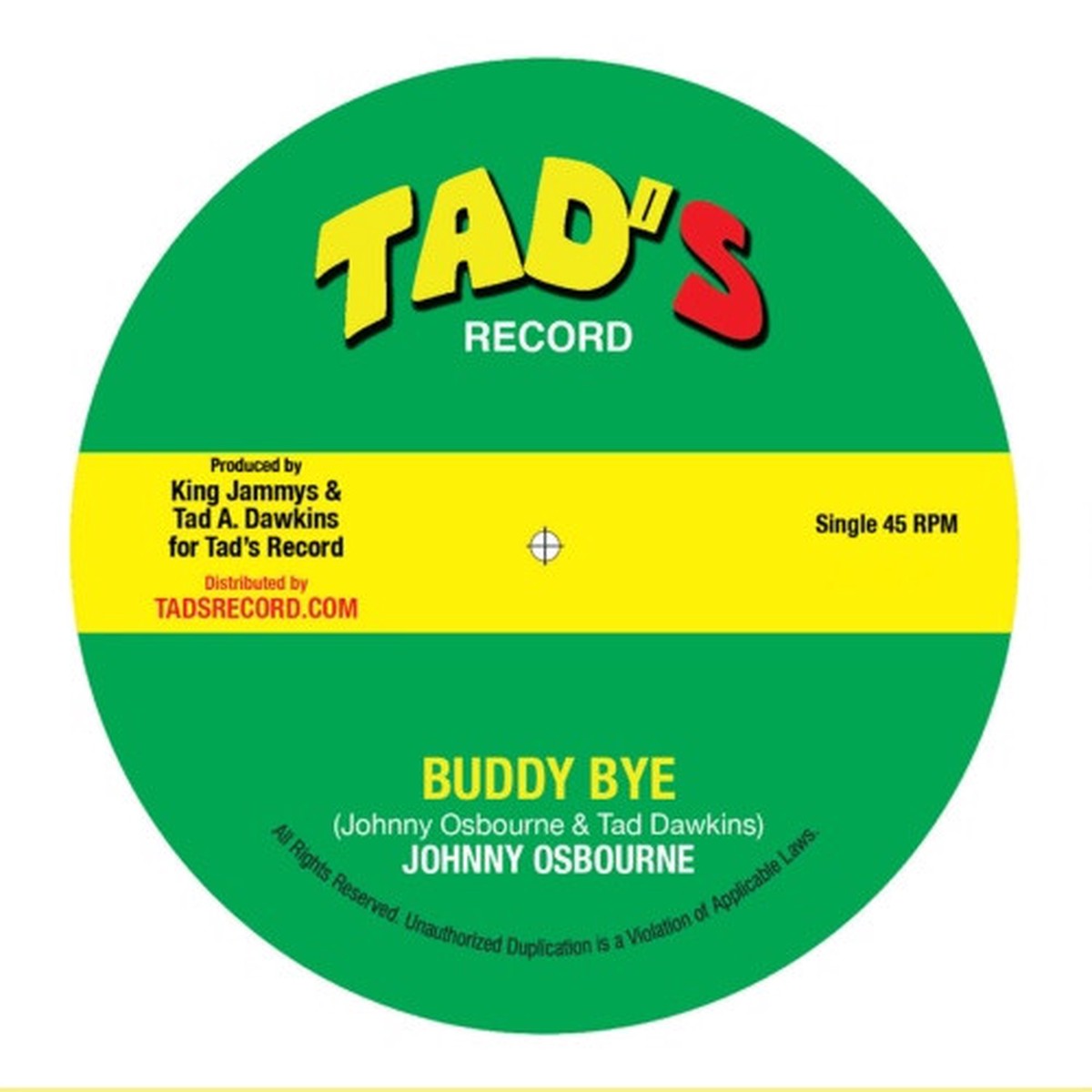 Johnny Osbourne – Buddy Bye – 7″ Vinyl