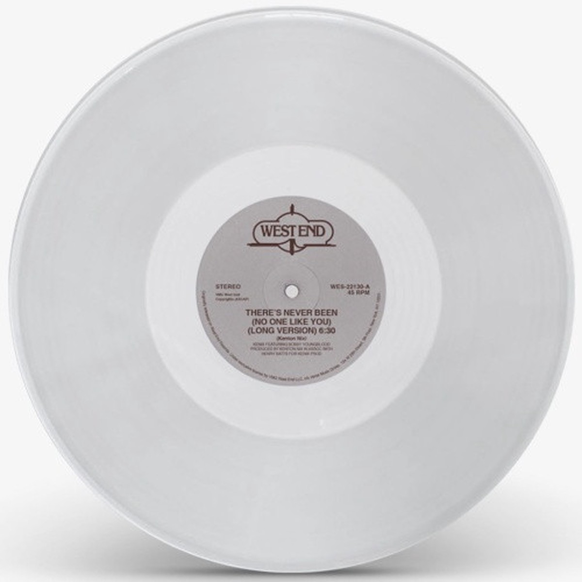 Kenix – There’s Never Been (No One Like You) – 12″ Clear Vinyl