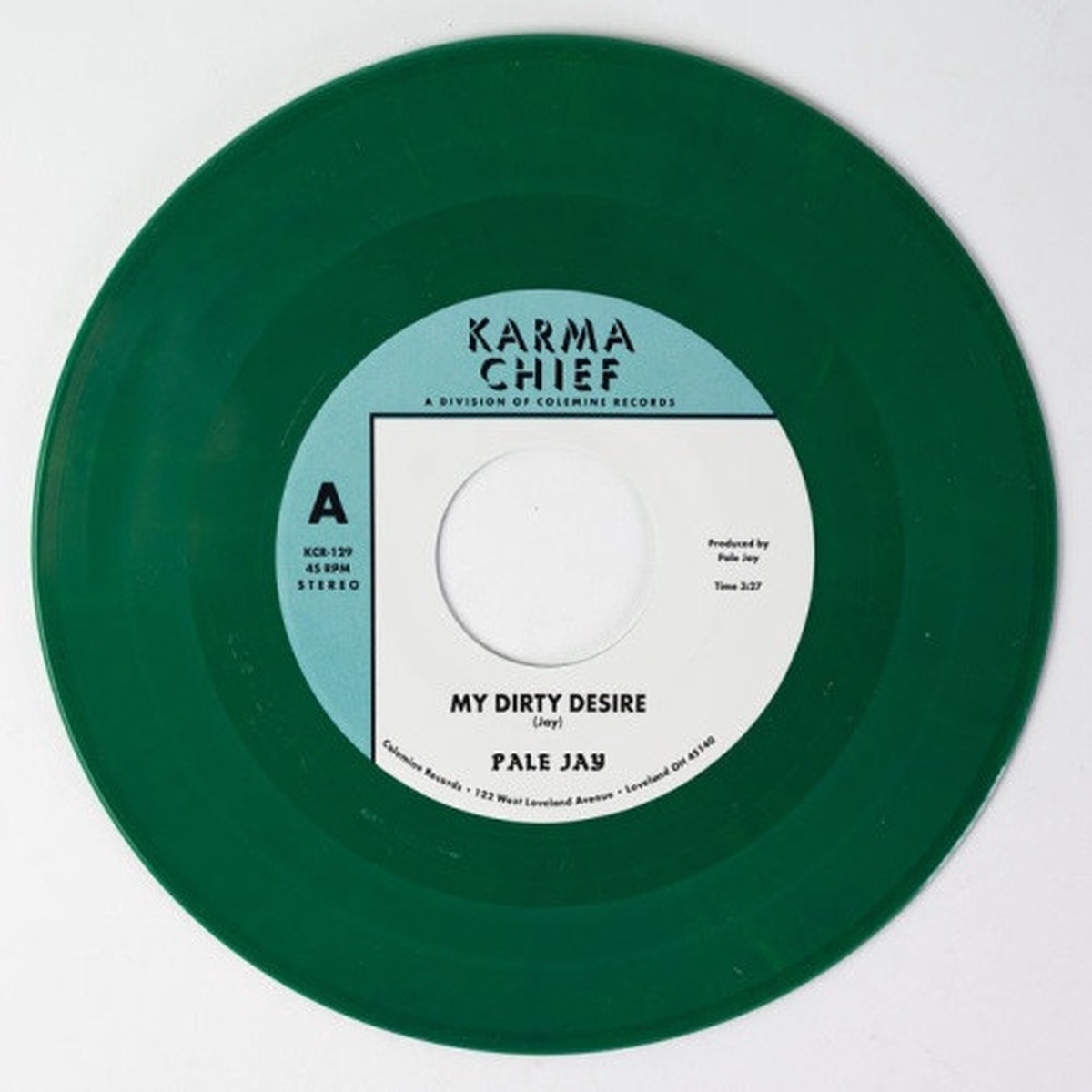 Pale Jay – My Dirty Desire – 7″ Colored Vinyl