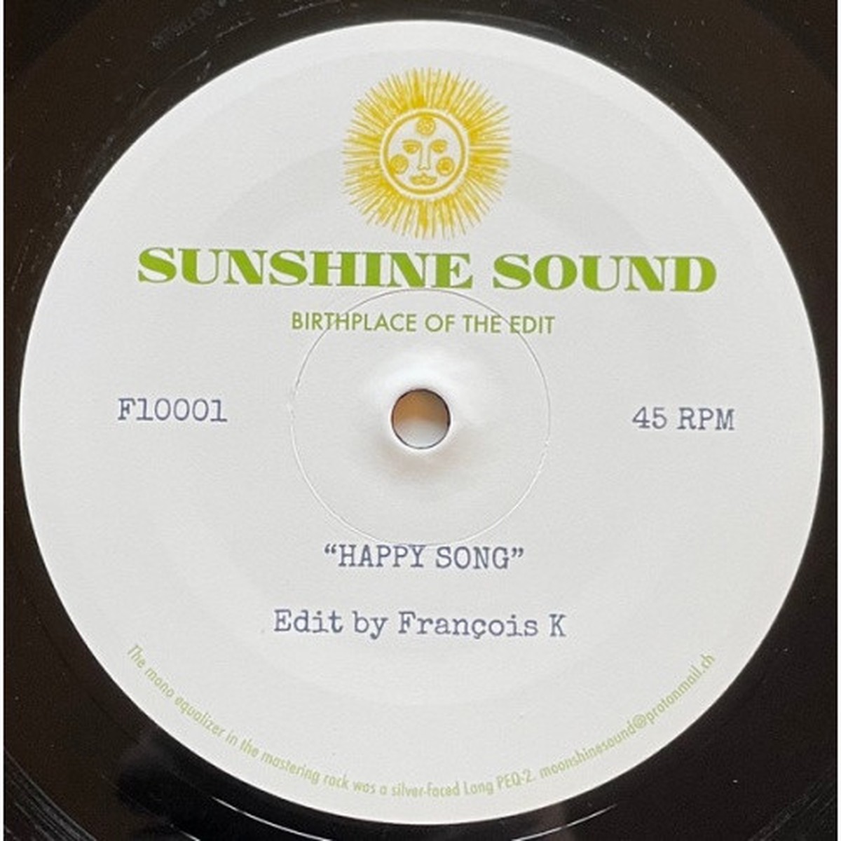 Rare Earth – Happy Song (Francois K & Walter Gibbons Edits) – 10″ Vinyl