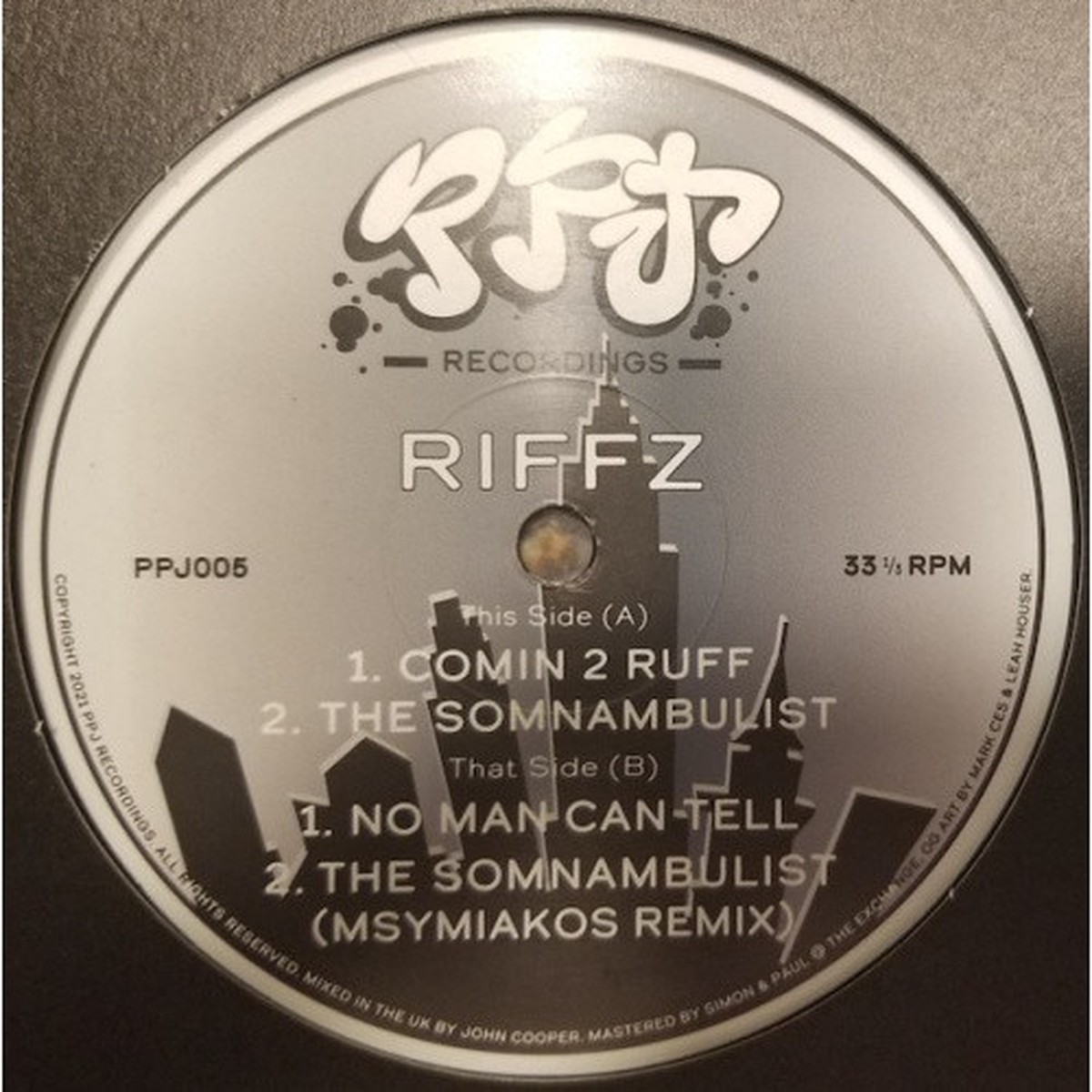 Riffz – PPJ 005 – 12″ Vinyl