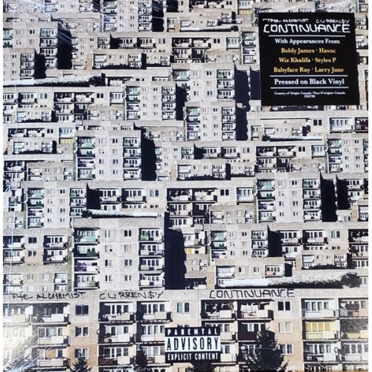 The Alchemist x Curren$y – Continuance – LP Vinyl
